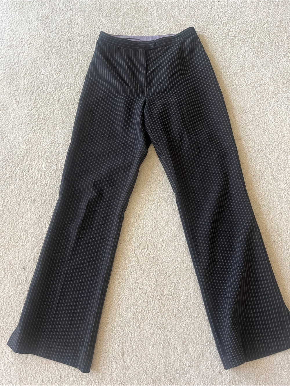 Select Black Pinstripe Pants